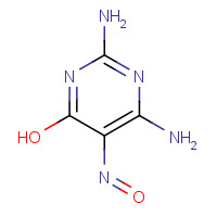 2387-48-6 2,4-DIAMINO-6-HYDROXY-5-NITROSOPYRIMIDINE chemical structure