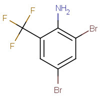 71757-14-7 2,4-DIBROMO-6-(TRIFLUOROMETHYL)ANILINE chemical structure