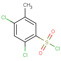 28286-86-4 2,4-DICHLORO-5-METHYLBENZENESULFONYL CHLORIDE chemical structure