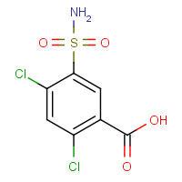 2736-23-4 2,4-Dichloro-5-sulfamoylbenzoic acid chemical structure