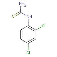6326-14-3 2,4-DICHLOROPHENYLTHIOUREA chemical structure
