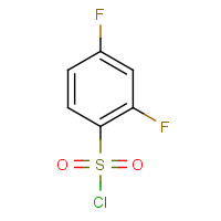 13918-92-8 2,4-DIFLUOROBENZENESULFONYL CHLORIDE chemical structure