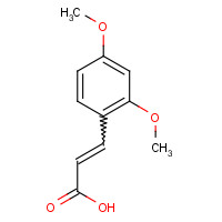 6972-61-8 2,4-DIMETHOXYCINNAMIC ACID chemical structure