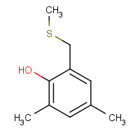 10341-45-4 2,4-DIMETHYL-6-(METHYLTHIOMETHYL)PHENOL chemical structure