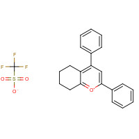 81128-01-0 2,4-DIPHENYL-5,6,7,8-TETRAHYDROCHROMENYLIUM TRIFLUOROMETHANESULPHONATE chemical structure