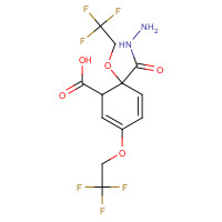 50778-75-1 2,5-BIS(2,2,2-TRIFLUOROETHOXY)BENZOIC ACID HYDRAZIDE chemical structure