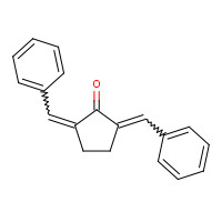 895-80-7 2,5-DIBENZYLIDENECYCLOPENTANONE chemical structure