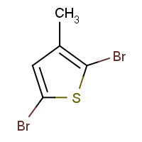 13191-36-1 2,5-DIBROMO-3-METHYLTHIOPHENE chemical structure