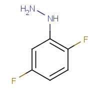 97108-50-4 2,5-DIFLUOROPHENYLHYDRAZINE chemical structure