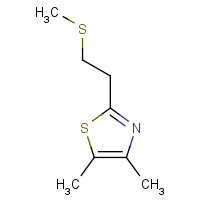 65894-81-7 2,5-Dihydro-4,5-dimethyl-2-(2-(methylthio)ethyl)thiazole chemical structure