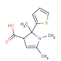 306936-14-1 2,5-DIMETHYL-1-(2-THIENYLMETHYL)-1H-PYRROLE-3-CARBOXYLIC ACID chemical structure