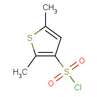 97272-04-3 2,5-DIMETHYL-3-THIOPHENESULFONYL CHLORIDE chemical structure