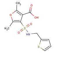 306936-40-3 2,5-DIMETHYL-4-(2-THIENYLAMINOSULPHONYL)FURAN-3-CARBOXYLIC ACID chemical structure