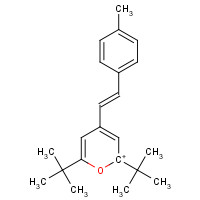 97248-68-5 2,6-Bis(1,1-dimethylethyl)-4-((1E)-2-(4-methylphenyl)ethenyl)pyrylium chemical structure