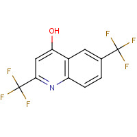 35877-04-4 2,6-BIS(TRIFLUOROMETHYL)-4-HYDROXYQUINOLINE chemical structure