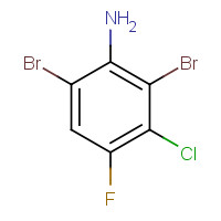 175135-09-8 3-CHLORO-2,6-DIBROMO-4-FLUOROANILINE chemical structure