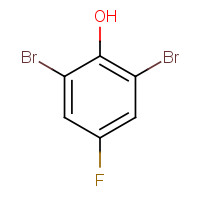344-20-7 2,6-DIBROMO-4-FLUOROPHENOL chemical structure