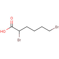 13137-43-4 2,6-DIBROMOHEXANOIC ACID chemical structure
