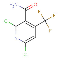 158063-67-3 2,6-DICHLORO-4-(TRIFLUOROMETHYL)NICOTINAMIDE chemical structure