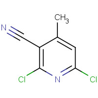 875-35-4 2,6-Dichloro-4-methylnicotinonitrile chemical structure
