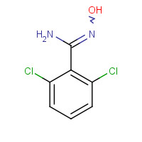 23505-21-7 2,6-DICHLORO-N'-HYDROXYBENZENECARBOXIMIDAMIDE chemical structure