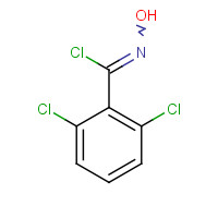 6579-27-7 2,6-DICHLORO-N-HYDROXYBENZENECARBOXIMIDOYL CHLORIDE chemical structure