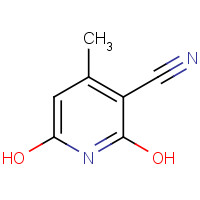 5444-02-0 3-Cyano-2,6-dihydroxy-4-methylpyridine chemical structure