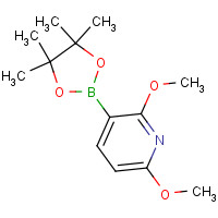 214360-59-5 2,6-DIMETHOXY-3-(4,4,5,5-TETRAMETHYL-1,3,2-DIOXABOROLAN-2-YL)PYRIDINE chemical structure