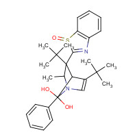 14071-94-4 2,6-Ditert-butyl-p-benzoquinone-3-methyl-4-azine-2-benzothiazolinone chemical structure