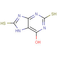 15986-32-0 2,8-DIMERCAPTO-6-HYDROXYPURINE chemical structure