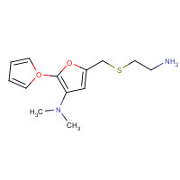 66356-53-4 5-[[(2-Aminoethyl)thio]methyl]-N,N-dimethyl-2-furfurylamine chemical structure