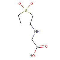51070-56-5 [(1,1-DIOXIDOTETRAHYDROTHIEN-3-YL)AMINO]ACETIC ACID chemical structure