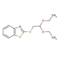 13944-94-0 2-[(2,2-DIETHOXYETHYL)THIO]-1,3-BENZOTHIAZOLE chemical structure