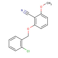 175204-02-1 2-[(2-CHLOROBENZYL)OXY]-6-METHOXYBENZONITRILE chemical structure