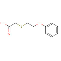 75434-70-7 2-[(2-PHENOXYETHYL)THIO]ACETIC ACID chemical structure