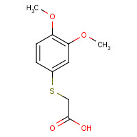 95735-63-0 2-(3,4-DIMETHOXYPHENYLTHIO)ACETIC ACID chemical structure