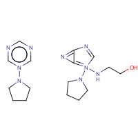 401605-51-4 2-((4,6-Di-1-pyrrolidinyl-1,3,5-triazin-2-yl)amino)ethanol chemical structure