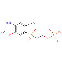 21635-69-8 2-[(4-AMINO-5-METHOXY-2-METHYLPHENYL) SULPHONYL] HYDROGENSULPHATE ESTER chemical structure