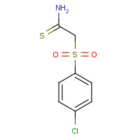 59865-87-1 2-[(4-CHLOROPHENYL)SULFONYL]ETHANETHIOAMIDE chemical structure
