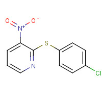 26820-31-5 2-[(4-CHLOROPHENYL)THIO]-3-NITROPYRIDINE chemical structure