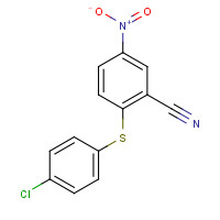 78940-73-5 2-[(4-CHLOROPHENYL)THIO]-5-NITROBENZONITRILE chemical structure