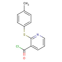 175135-78-1 2-[(4-METHYLPHENYL)THIO]PYRIDINE-3-CARBONYL CHLORIDE chemical structure