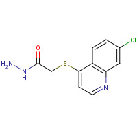 306935-50-2 2-[(7-CHLOROQUINOLIN-4-YL)THIO]ACETOHYDRAZIDE chemical structure