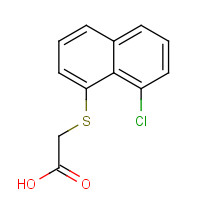 129-94-2 2-(8-CHLORO-1-NAPHTHYLTHIO)ACETIC ACID chemical structure