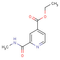 332013-42-0 2-METHYLCARBAMOYLISONICOTINIC ACID ETHYL ESTER chemical structure