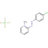 16600-16-1 2-((p-Chlorophenyl)azo)-1-methylpyridiniumtetrafluoborate chemical structure