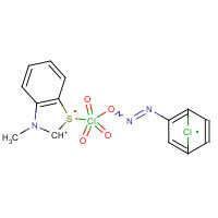 16600-06-9 2-((p-Chlorophenyl)azo)-3-methylbenzothiazoliumperchlorate chemical structure