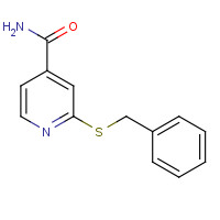 347146-27-4 2-[(PHENYLMETHYL)THIO]-PYRIDINE-4-CARBOXAMIDE chemical structure