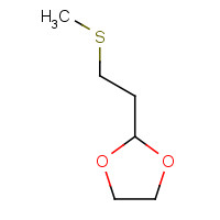 16630-62-9 2-(2-(Methylthio)ethyl)-1,3-dioxolane chemical structure