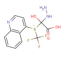 175203-43-7 (2-TRIFLUOROMETHYL-QUINOLIN-4-YLSULFANYL)-ACETIC ACID HYDRAZIDE chemical structure
